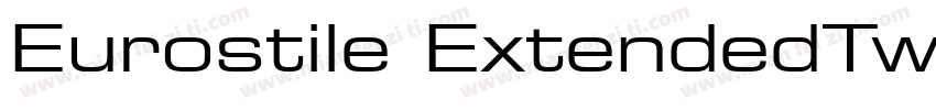 Eurostile ExtendedTw字体转换